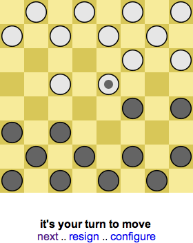 Play free online 2-player Checkers